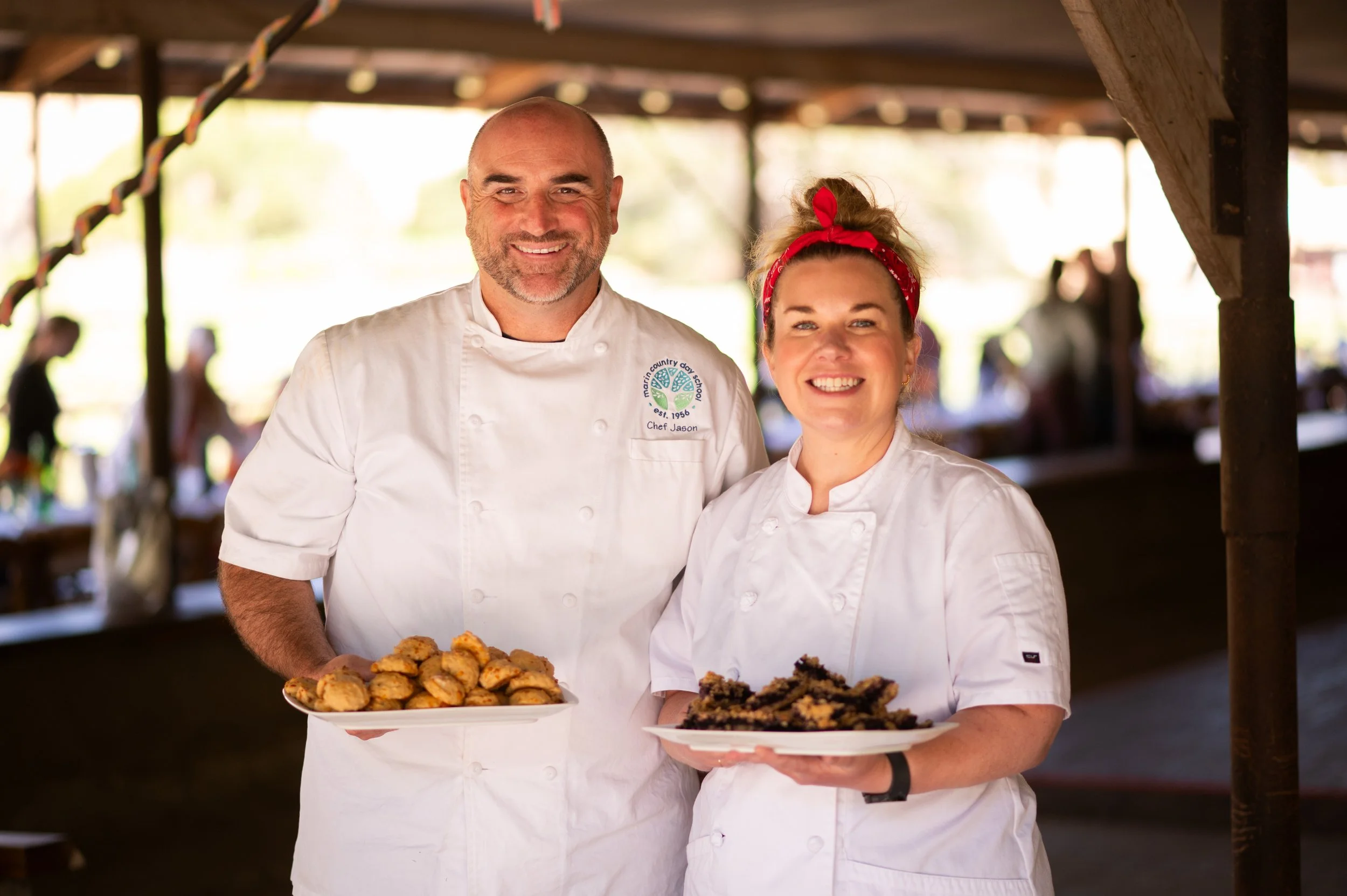 As part of a USDA-funded Farm to School project, Chef Jason Hull and Chef Rebecca Polson led a culinary demonstration for our Honoré Whole Grain Cohort
