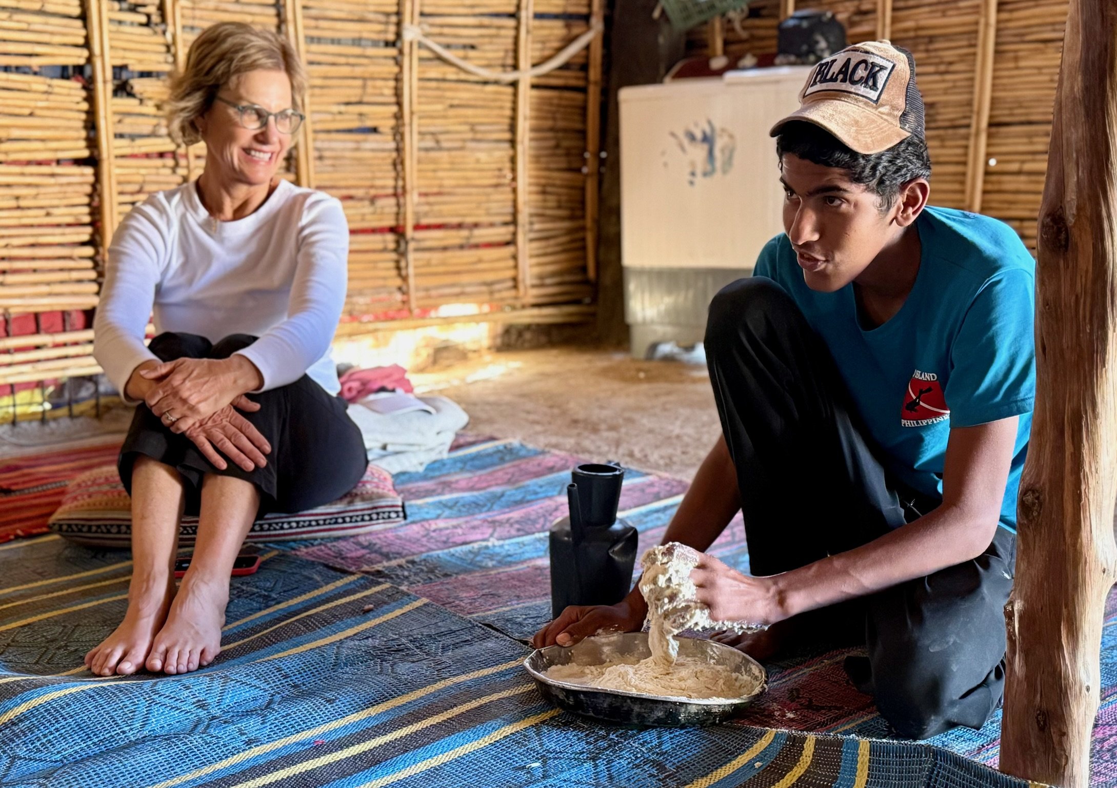 Our baker was Abjulah’s older brother, Amin. A quiet teenager who had been baking for four years. 