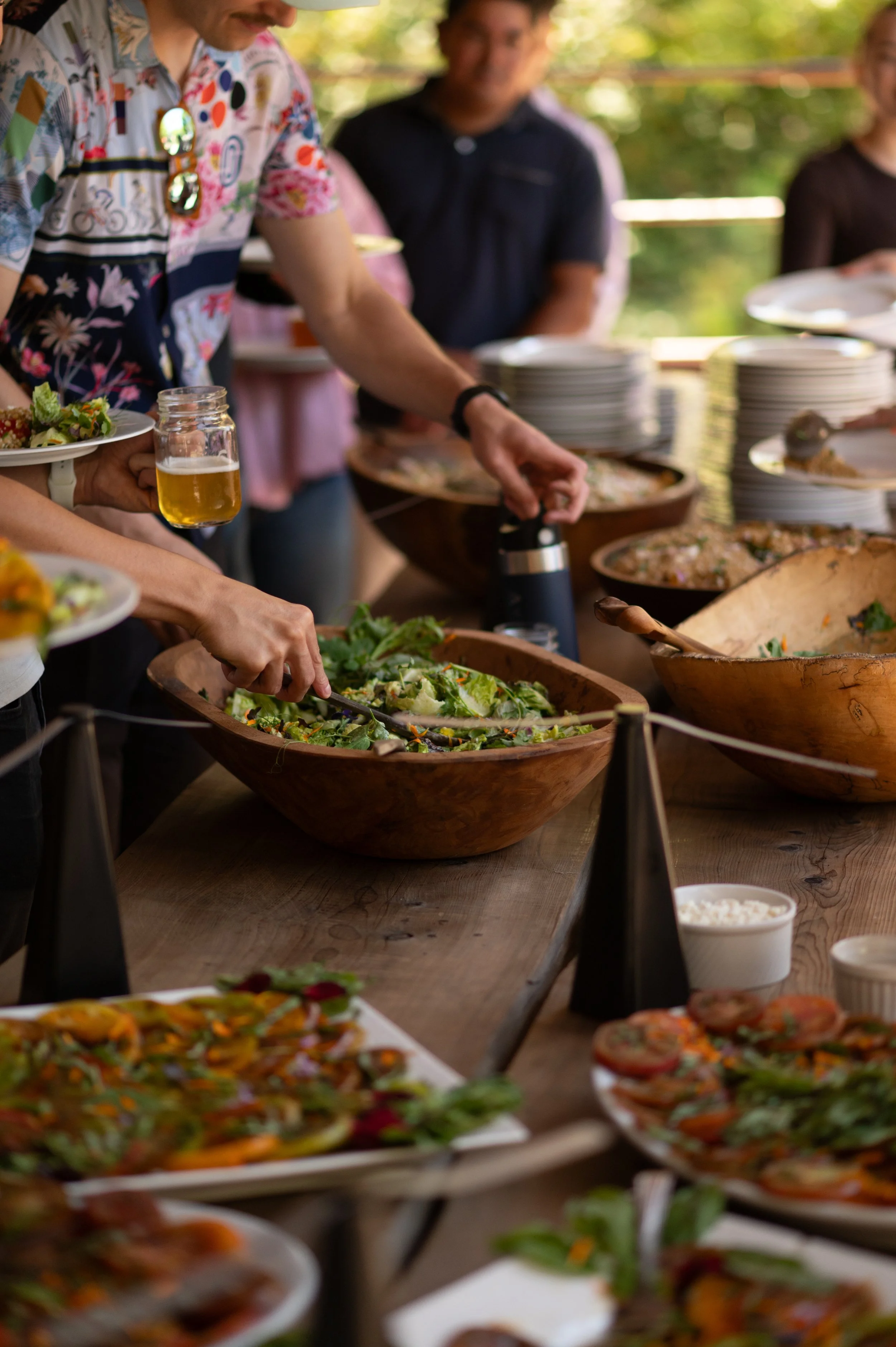 Seasonal salads celebrating the best of local ingredients