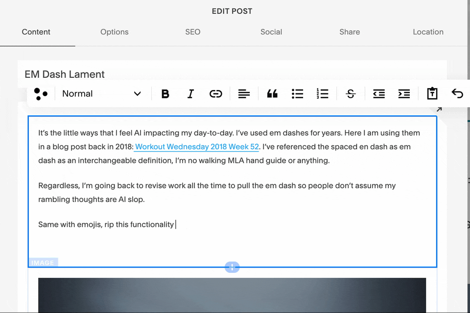 emoji picker in raycast, another AI causality. If I use it you'd think it's just AI slop.