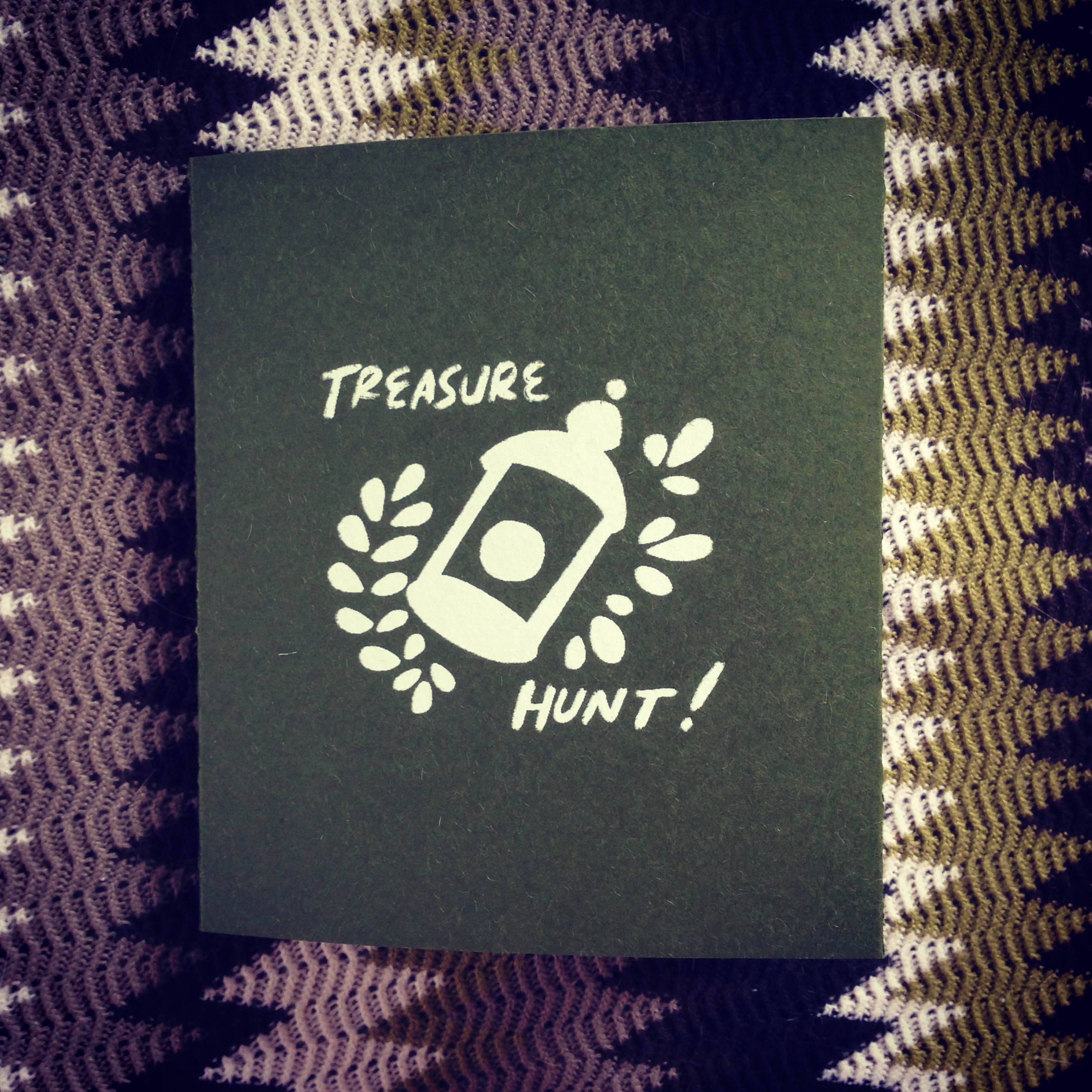 The screen-printed cover.