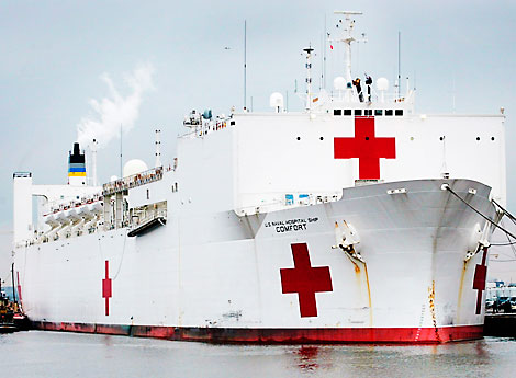 USNS Comfort Navy hospital ship