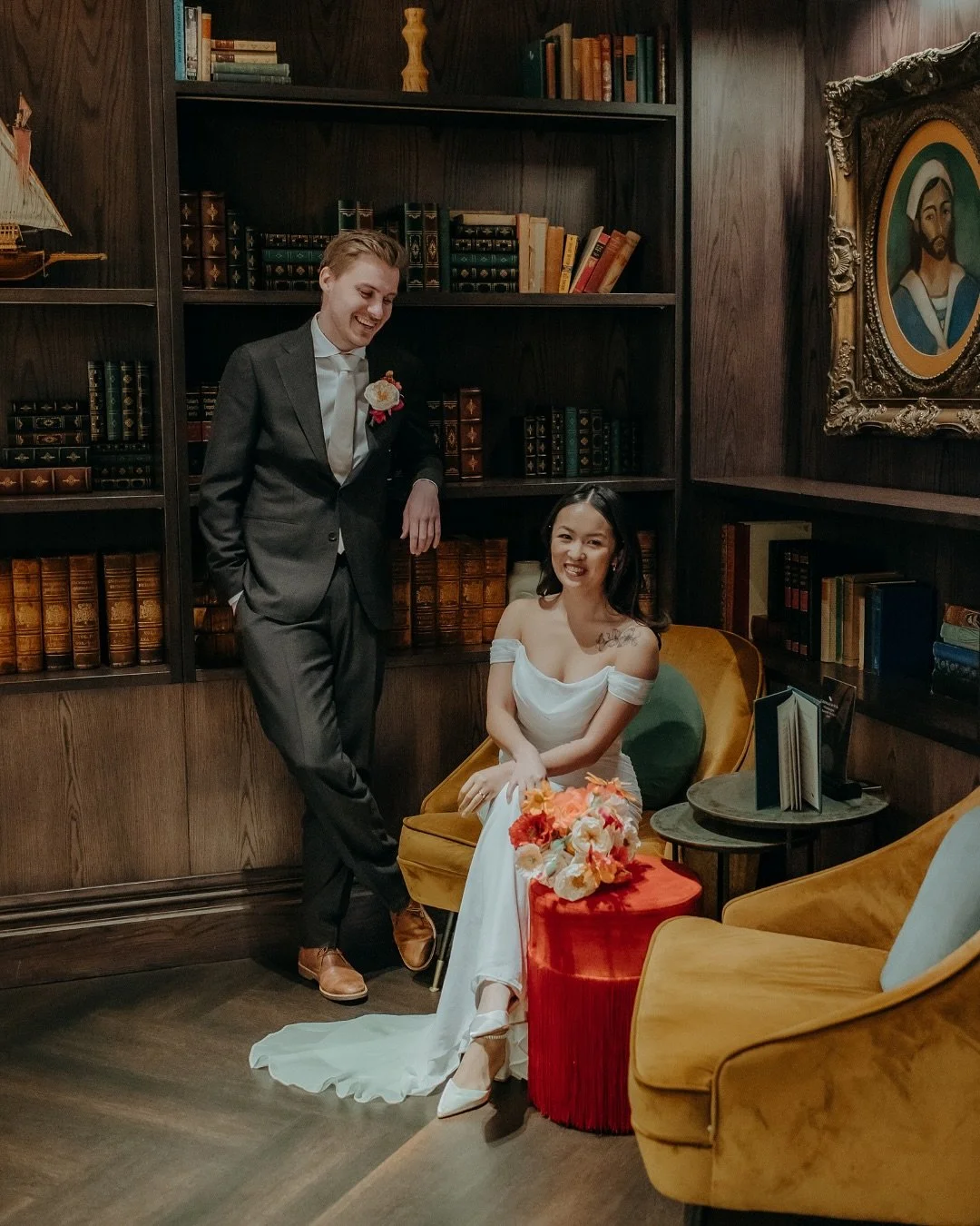 Flora and Maarten flew all the way from Amsterdam for part 2 of their 3 part wedding celebrations. This part consisted of paying respects to family with a Chinese Tea Ceremony at Boomrock. A few days before arriving, Wellington was issued a red warni