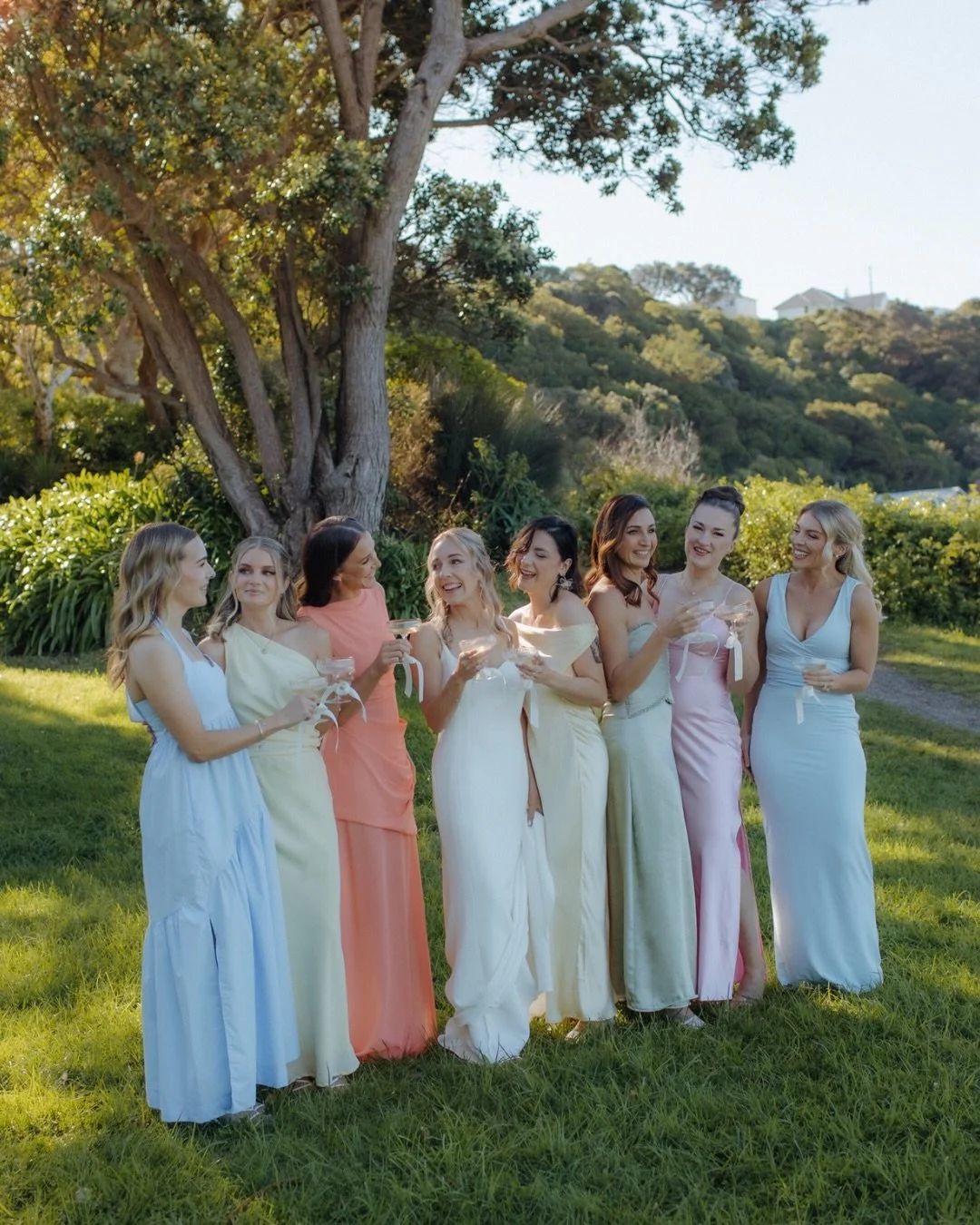 Lauren and Matt showing exactly how a backyard wedding should be done - relaxed, with their son, surrounded by loved ones and completely their own. From a quiet first look to the way they chose to hold their vows, with Matt etching his into a block o
