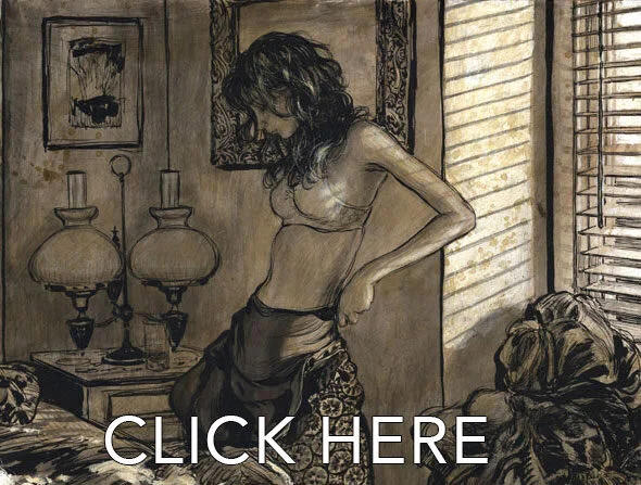 Realistic Fine Art Drawings in Pen and Ink by Artist Dorian Vallejo