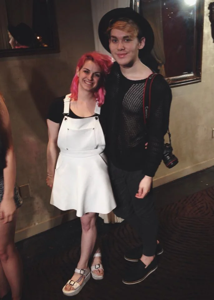 Me, Noel, and my nipples. 