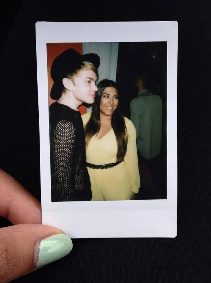 A polaroid with Becca of Style Crossings . 