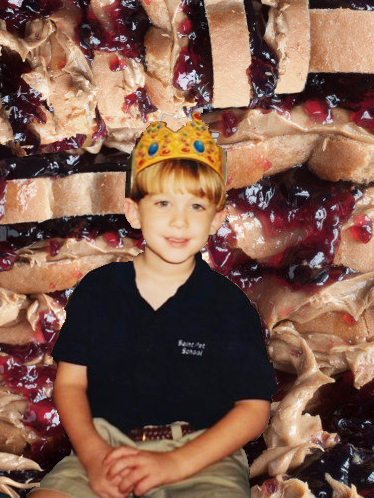 Graham Blackall, 4-year-old pb&j royalty. 