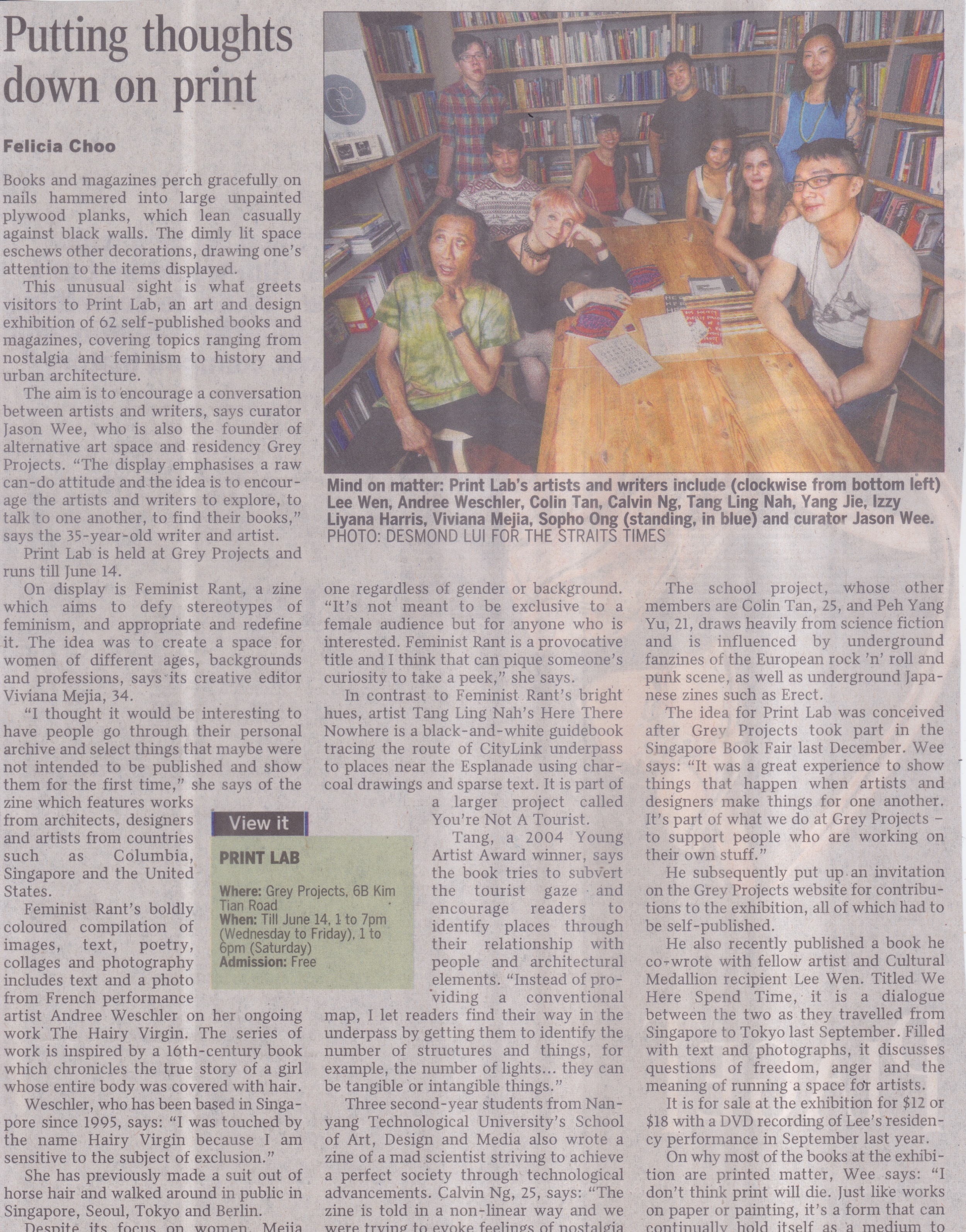 The Straits Times May 2014