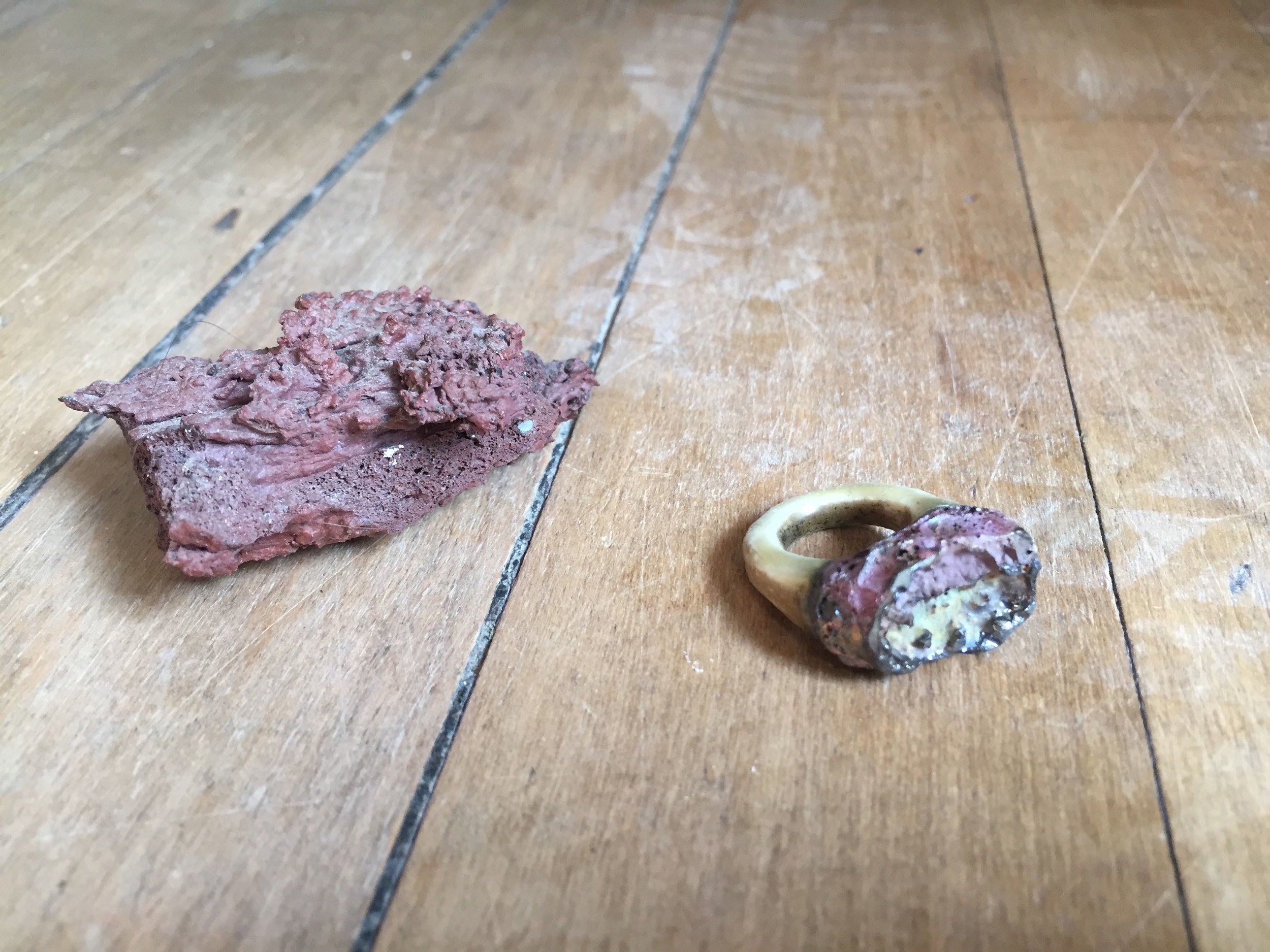 Porcelain, raku, 2019