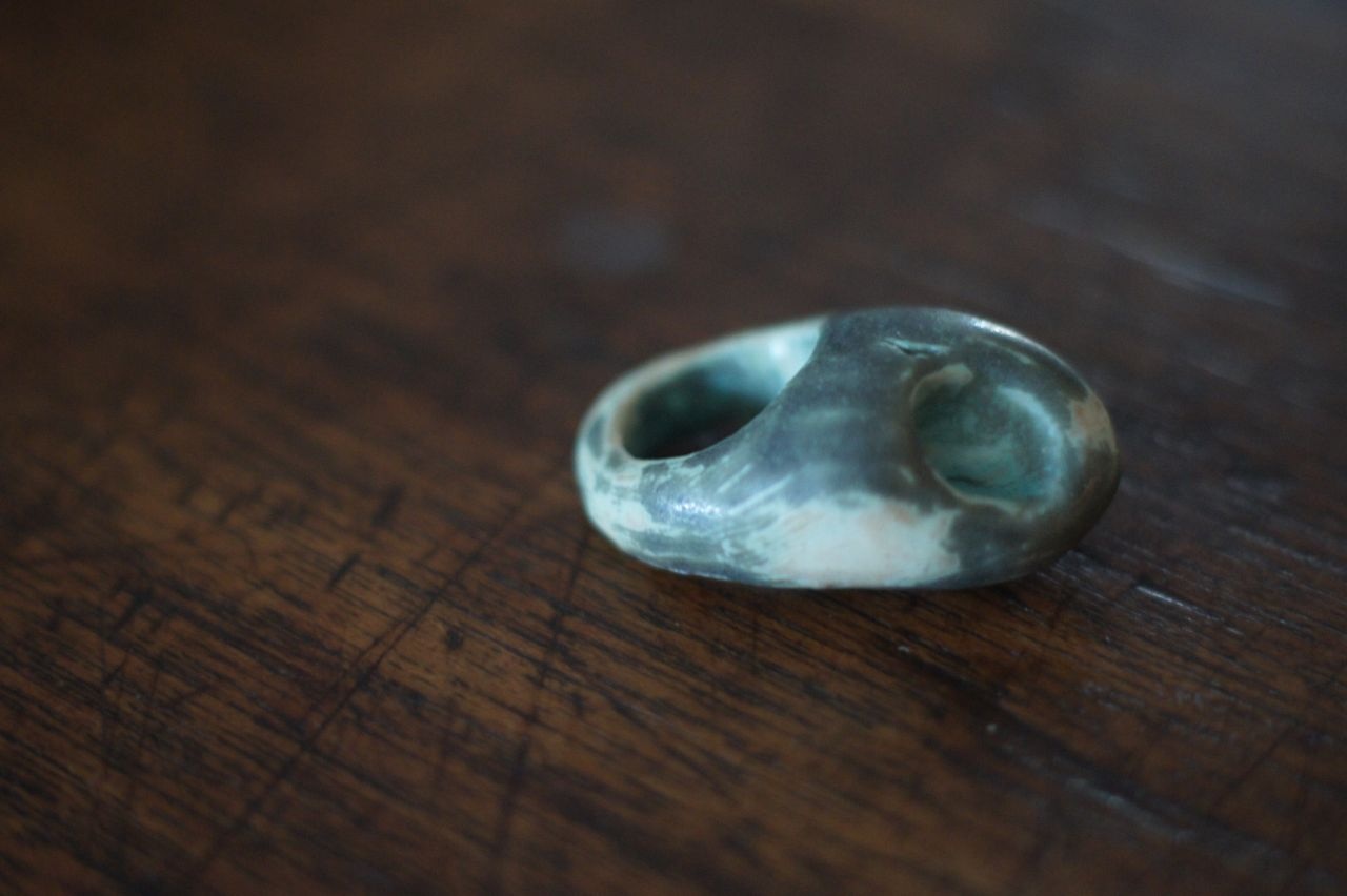 Ring Sculpted in Porcelain, 2014