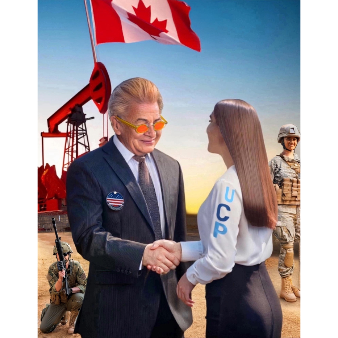 Danielle Smith Building Imaginary Wall (But Don’t Worry, Montana Will Pay for It)