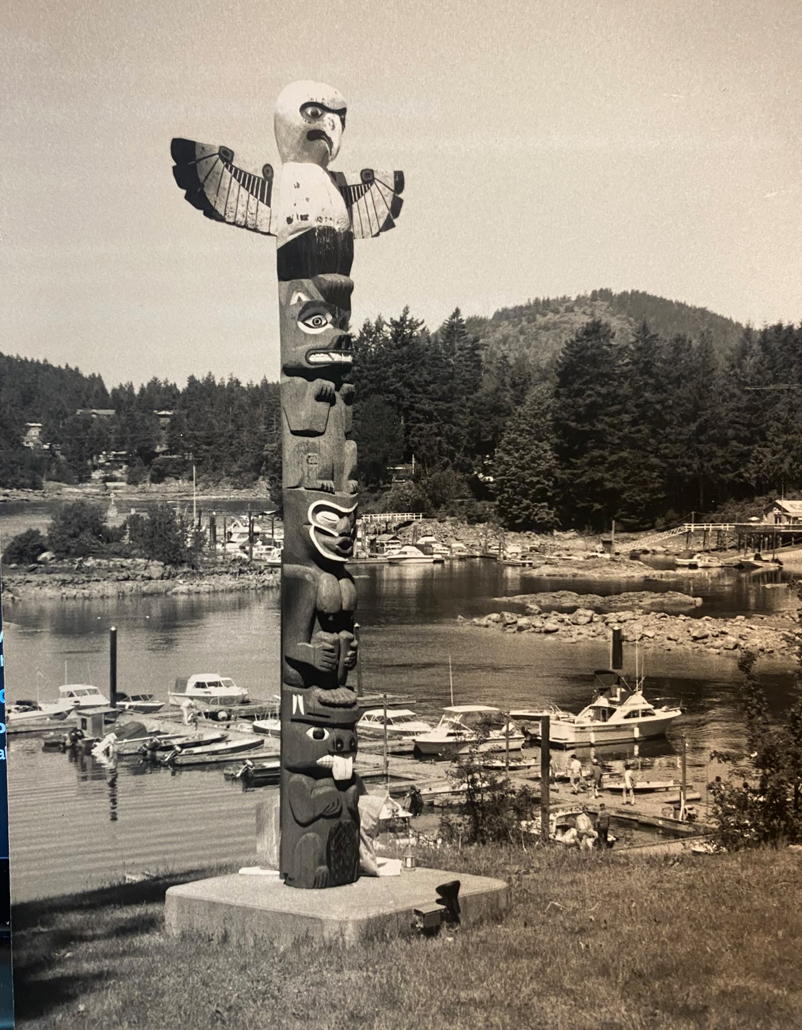 Dad's First Totem Pole