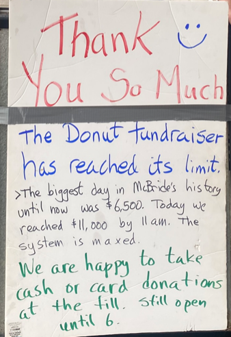 Over $11,000 by 11am.