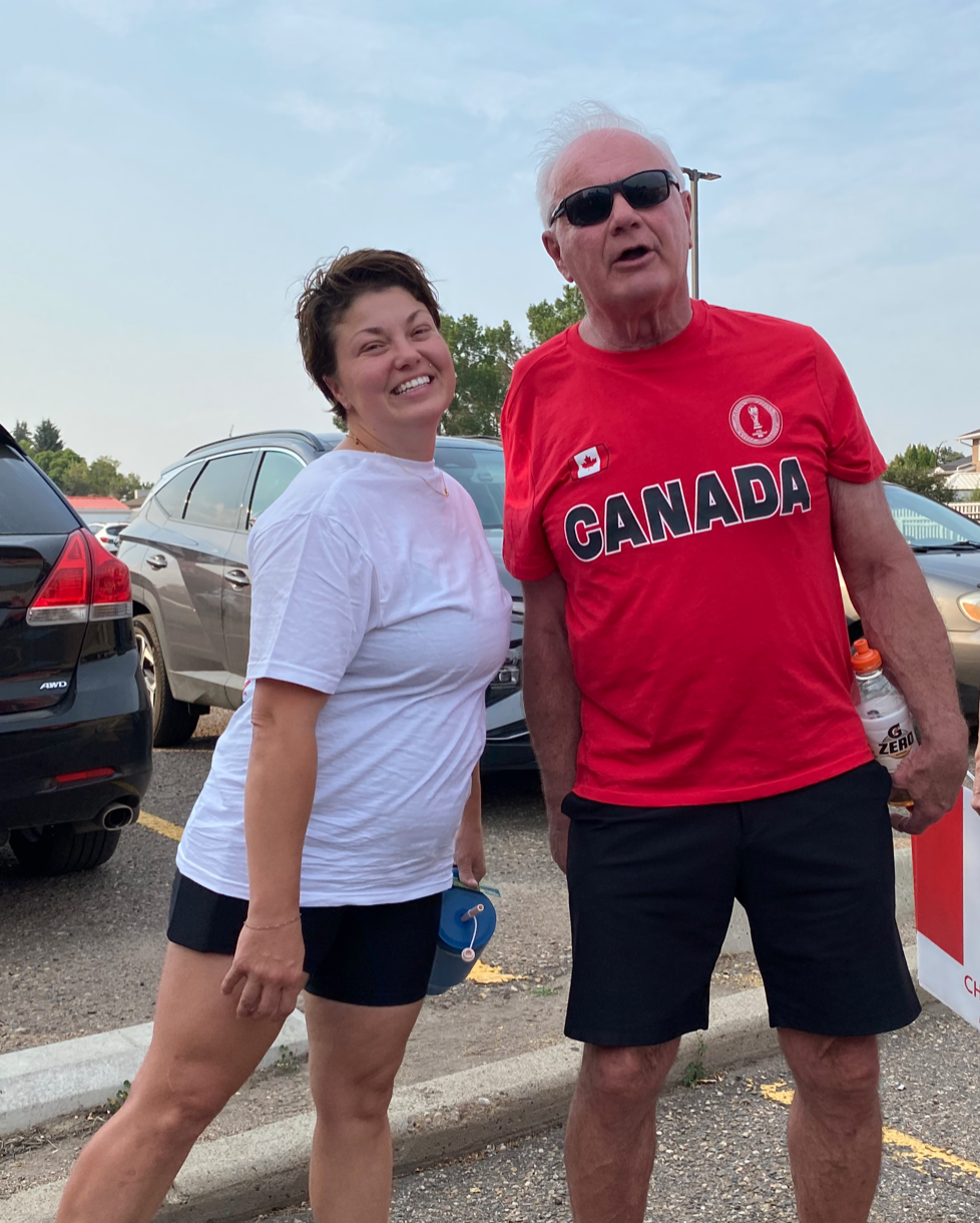 Brittany Doctor and her dad, Jim Groom