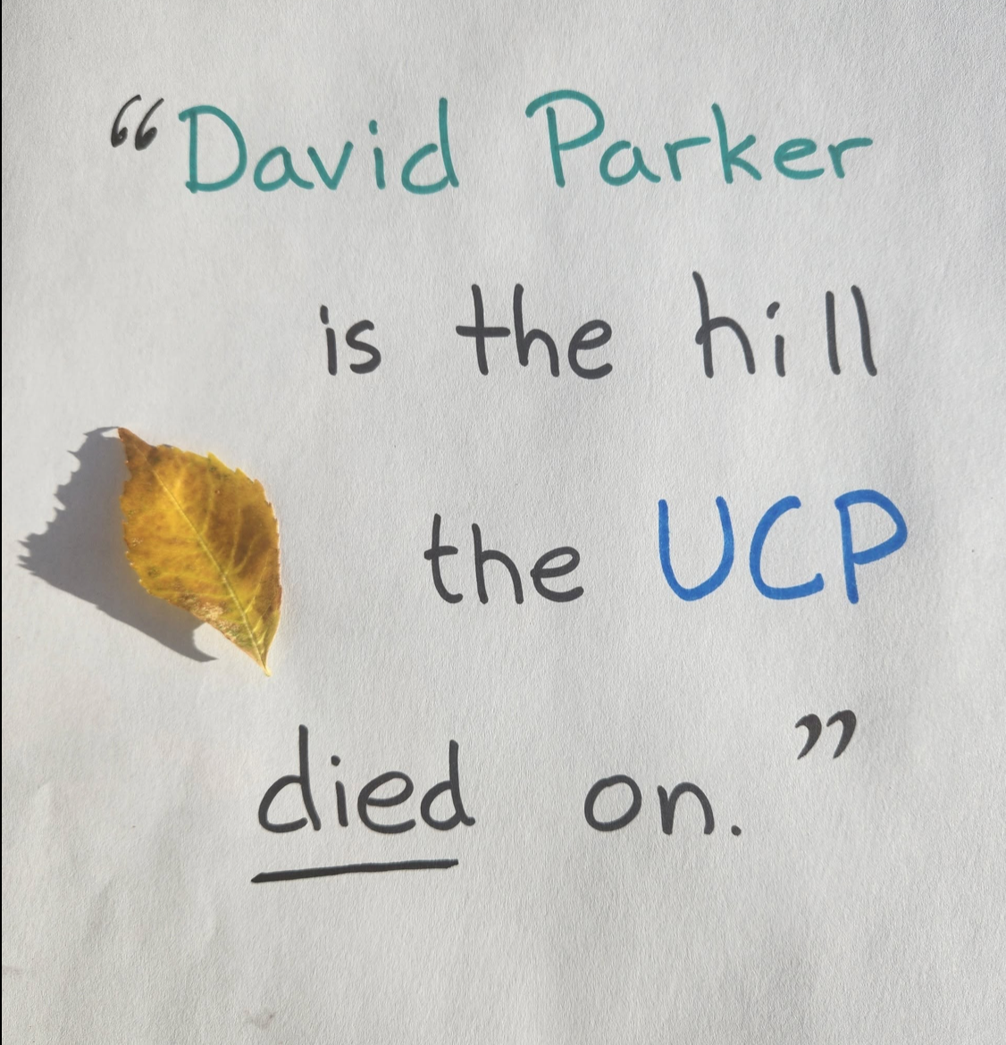 DELEGATES to the UCP AGM - This party is doomed 
