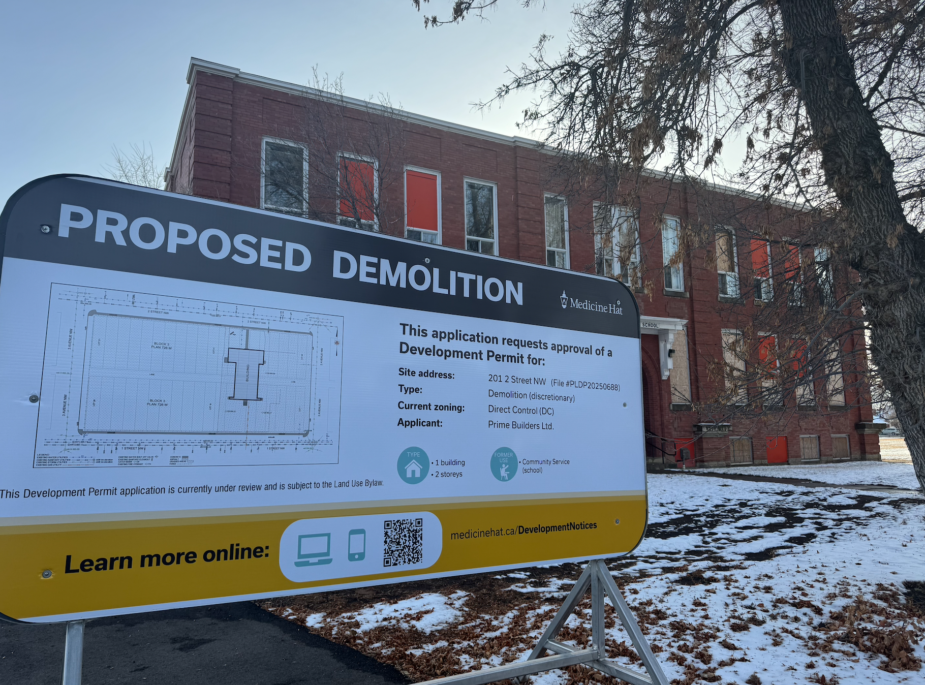 Demolition of  Riverside School on MPC Agenda