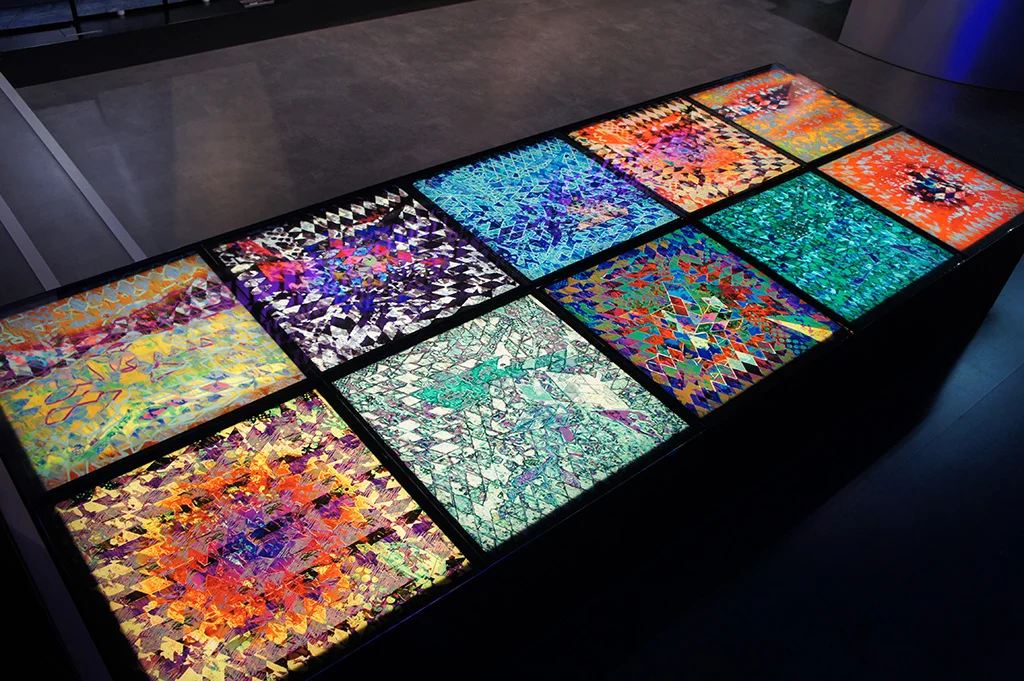 Paisajes de rombos Installation