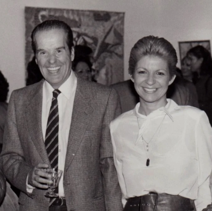 Yolanda del Riego with Eduardo Mouton