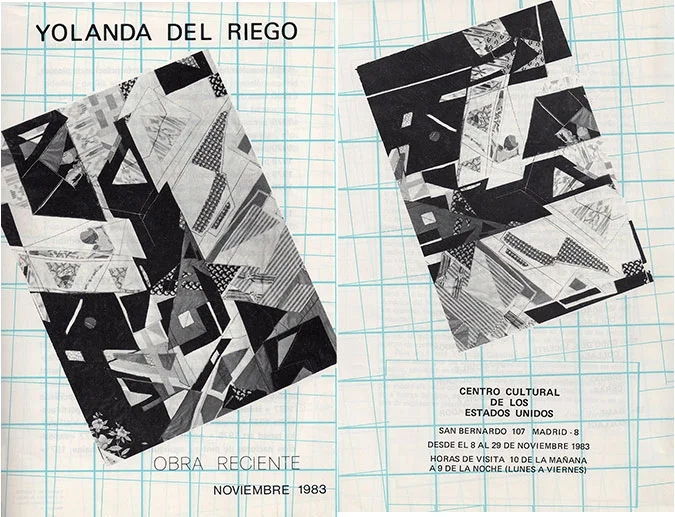 Exhibition Recap: Obra reciente (Nov. 1983, US Cultural Center, Madrid)
