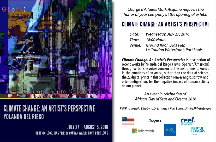 Invitation: Climate Change: An Artist's Perspective