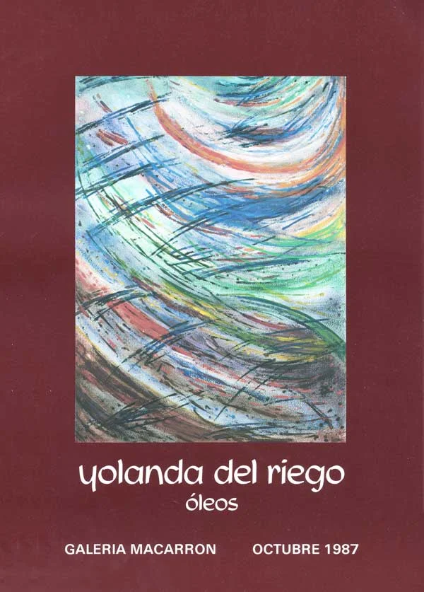 Yolanda del Riego. Óleos (1987)