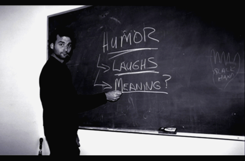 The Students are Laughing at Him.