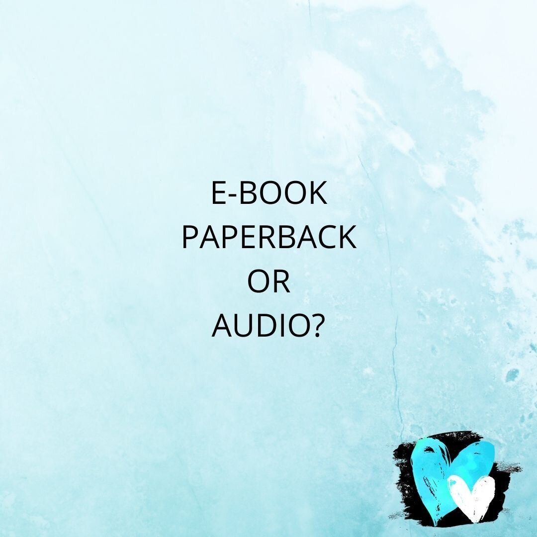 What's your preferred way to read? Ebook, paperback or audio?