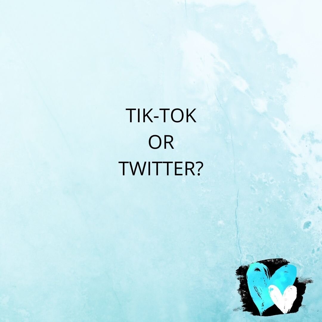 Aside from Instagram, where do you share your love of all things bookish? TikTok or Twitter?