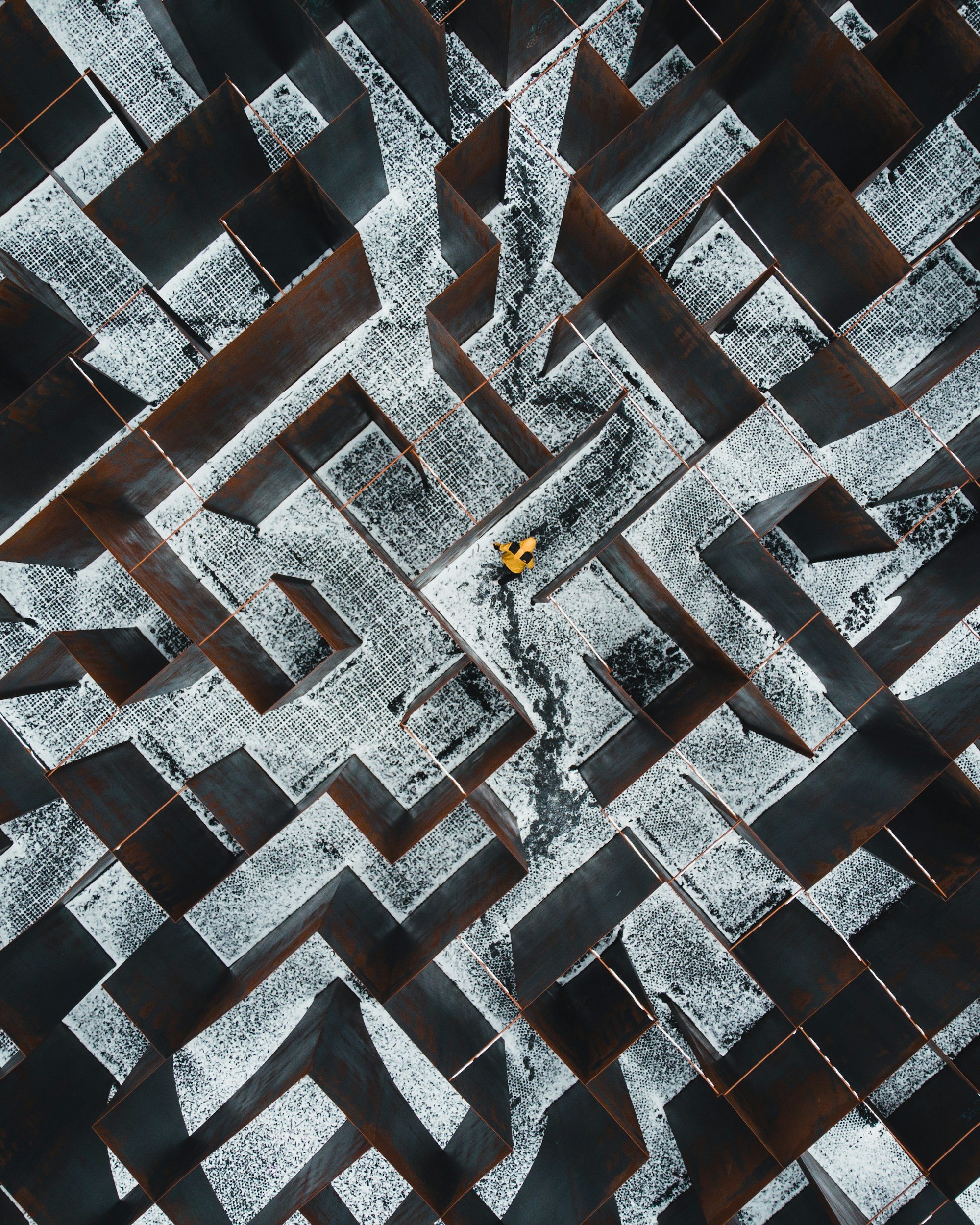 over the walls.
