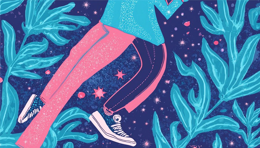 Firefly-digital-illustration-of-a-man-floating-in-space-wearing-a button-up-collar-shirt-and-sneaker-121.jpg