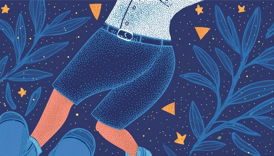 Firefly-digital-illustration-of-a-man-floating-in-space-wearing-a button-up-collar-shirt-and-sneaker-128.jpg