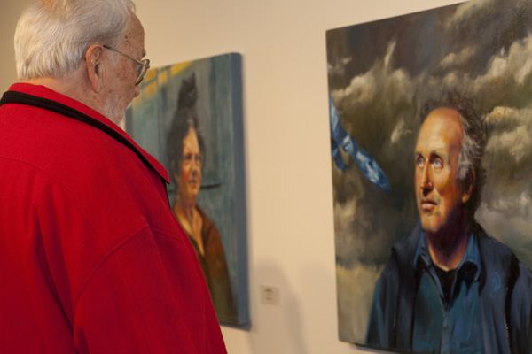 Opening night of exhibit