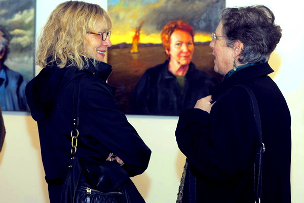 Opening night of the exhibit