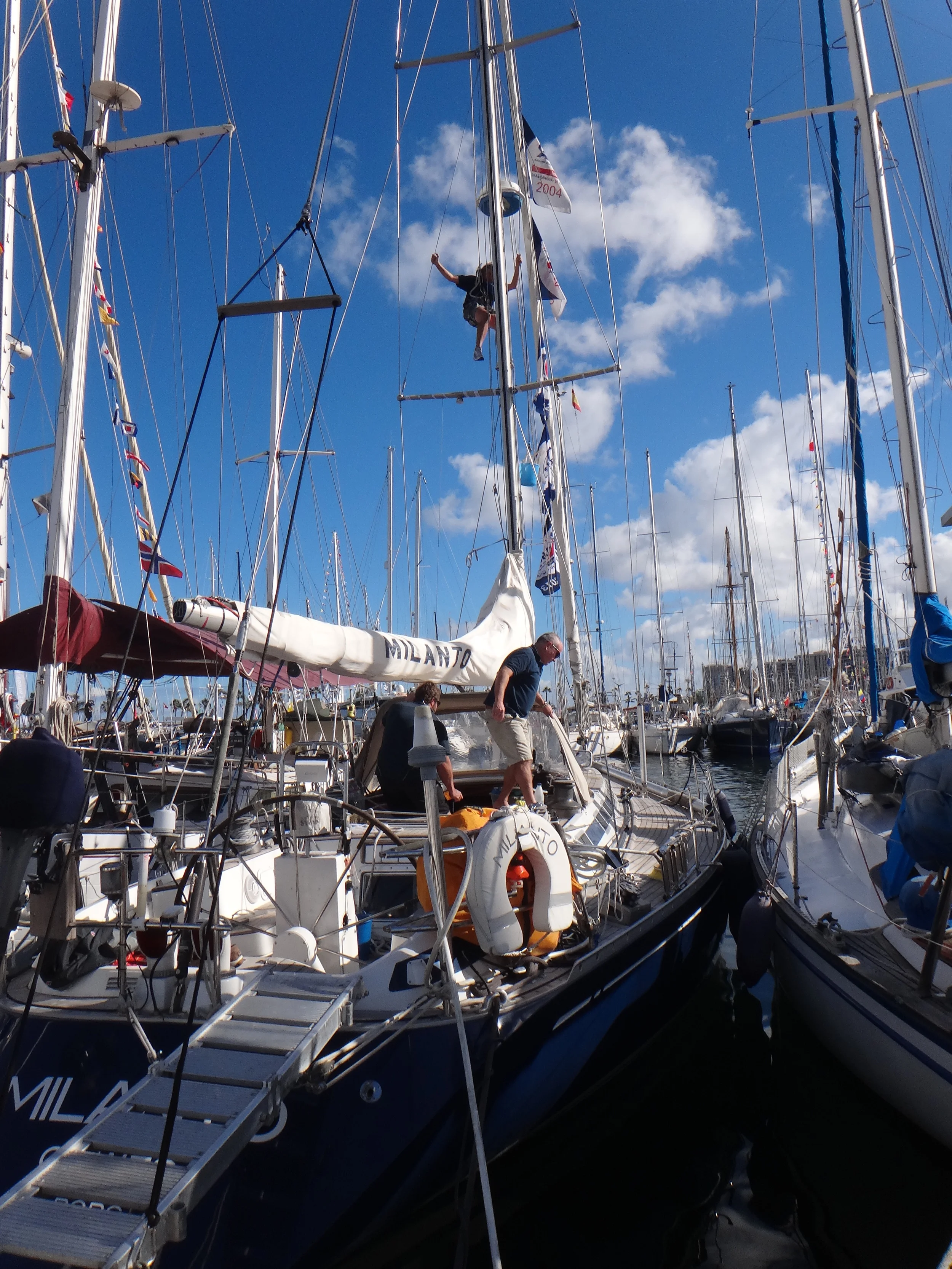 Las Palmas -all packed and ready to go.