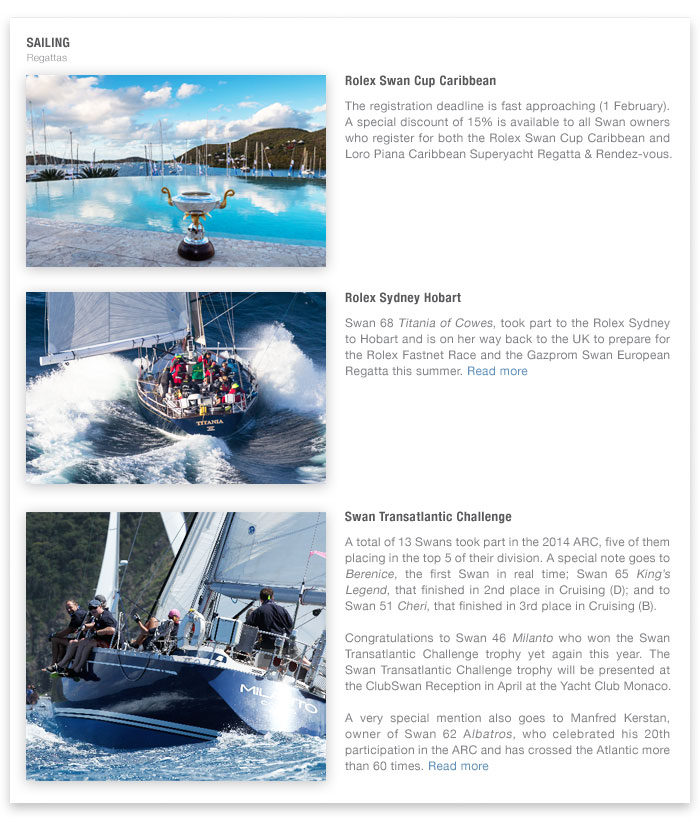 Above is the latest Swan Newsletter.