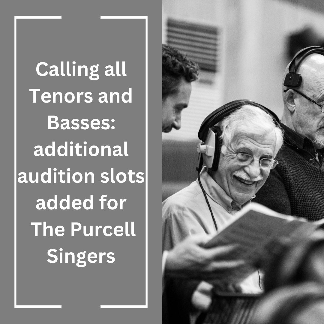 Calling all Tenors and Basses! 
We've just released additional audition slots for the 2nd of May - to find out more and to sign up, visit our website (link in bio!)