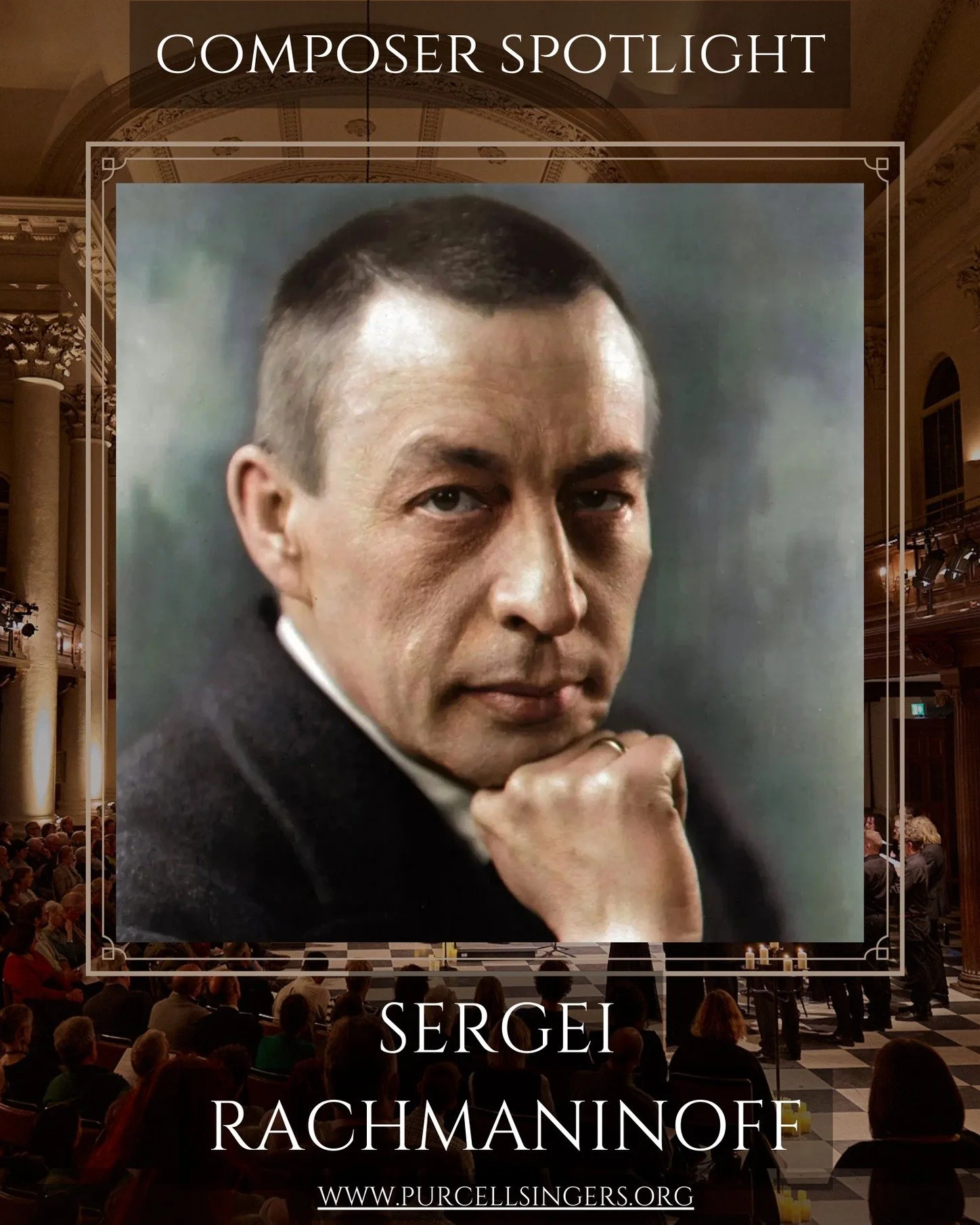 COMPOSER SPOTLIGHT! 

A composer of vast emotion and spiritual depth.

Rachmaninoff&rsquo;s All-Night Vigil stands as one of the greatest achievements in choral music - rich, radiant, and profoundly moving.

Experience this masterpiece live by candle