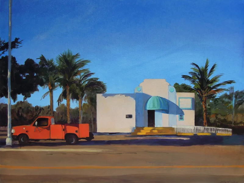 Orange Truck, Key West (Sold)