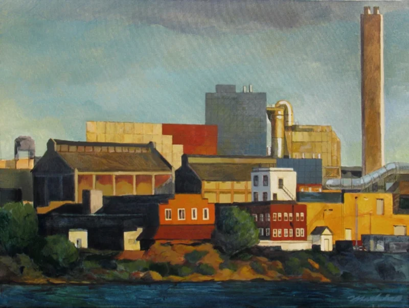 Between Newark and New York (Sold)