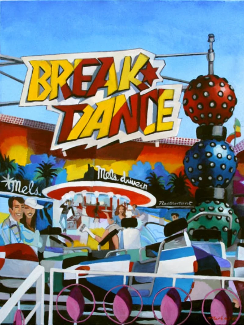 Coney Island Triptych Break Dance (Commissioned)