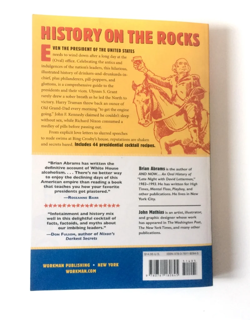 Party Like a President, Back Cover