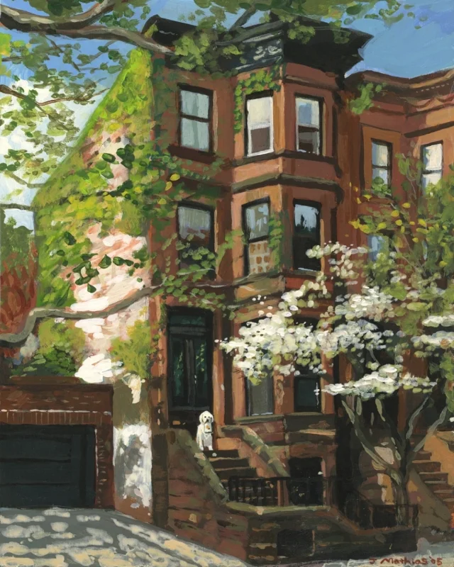Painting of Home on Garfield St.