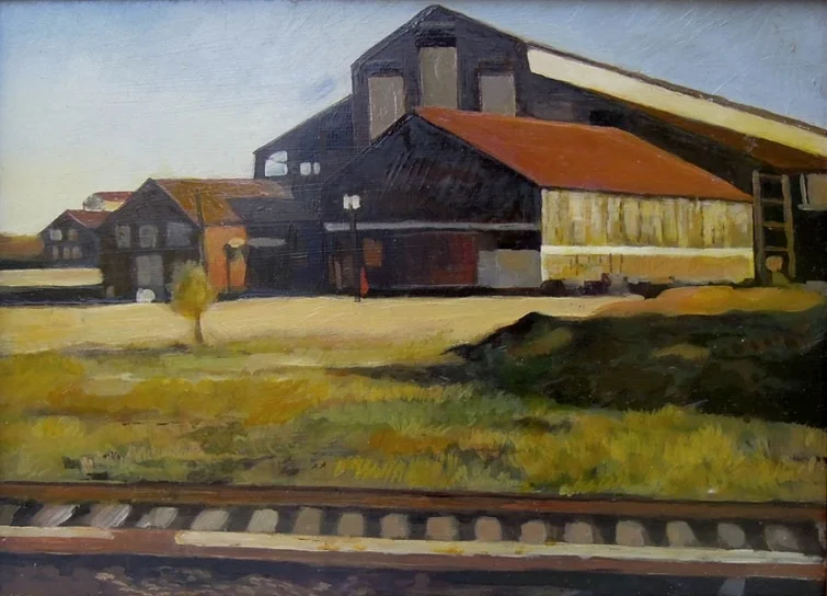 Warehouse by the Tracks, near Newark (Available)