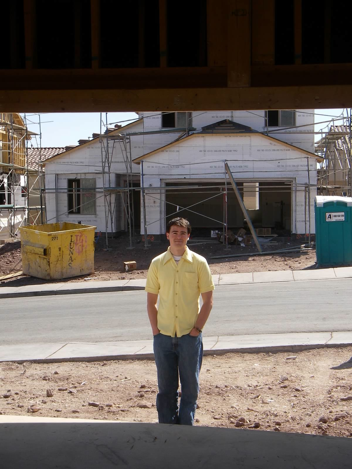 May 2006 Andrew in front of House.jpg