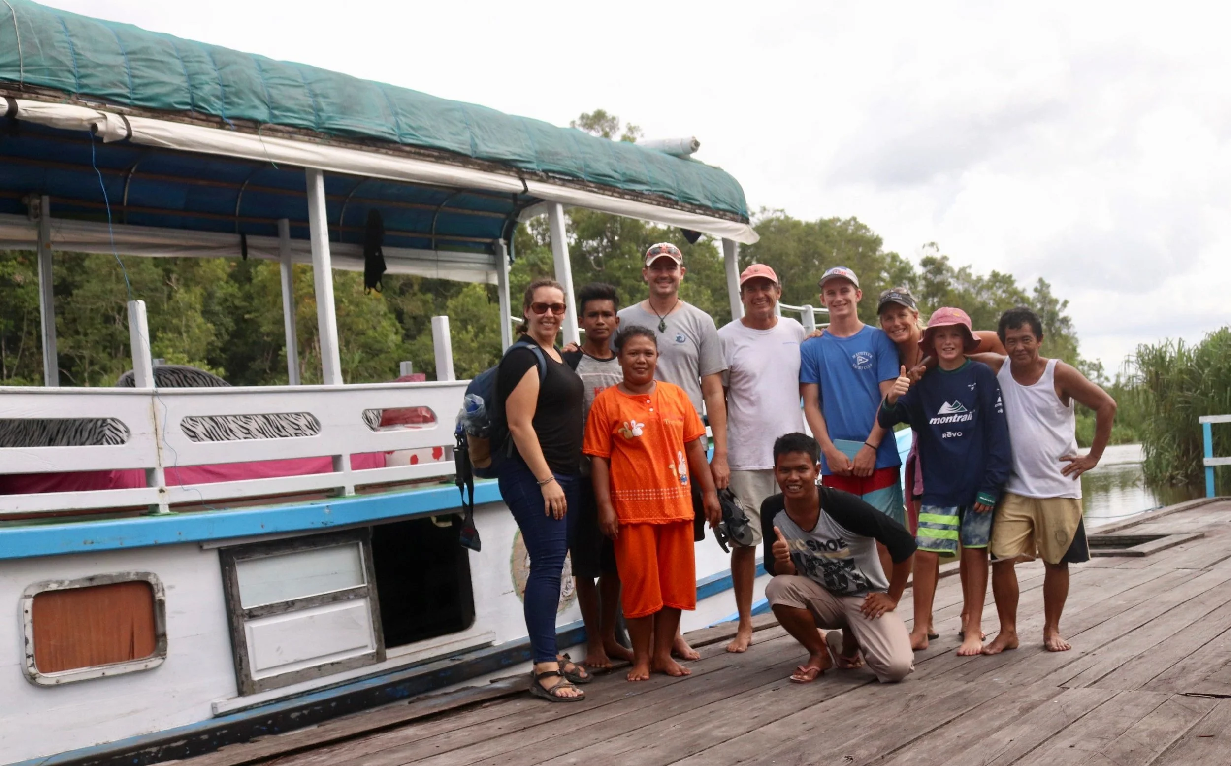 Our boat and crew for three days!
