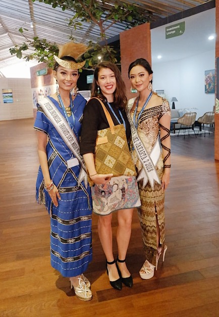 With Miss Indonesia and Miss Influencer Indonesia