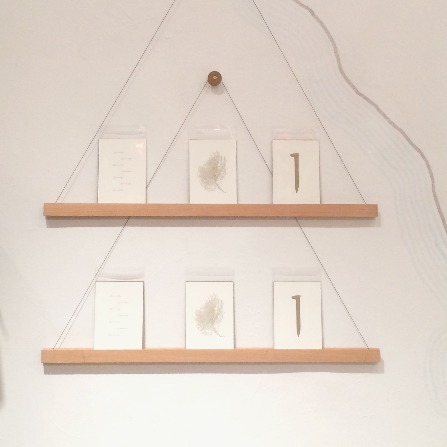Trapeze shelf configuration during Phase 2 Installation with Unlikely Creatures