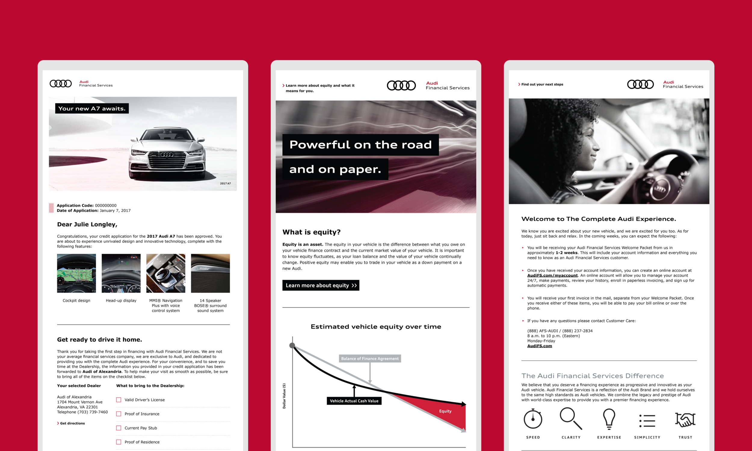  Various customer emails 