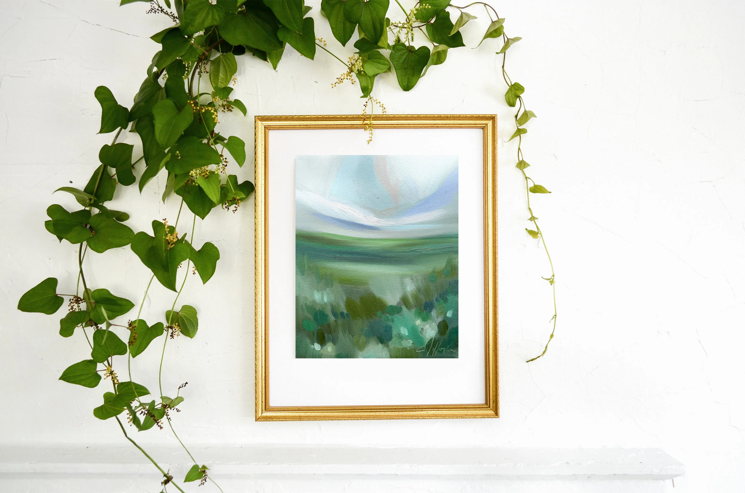 "To The Stillness" A Vertical Canvas Print — Emily Jeffords